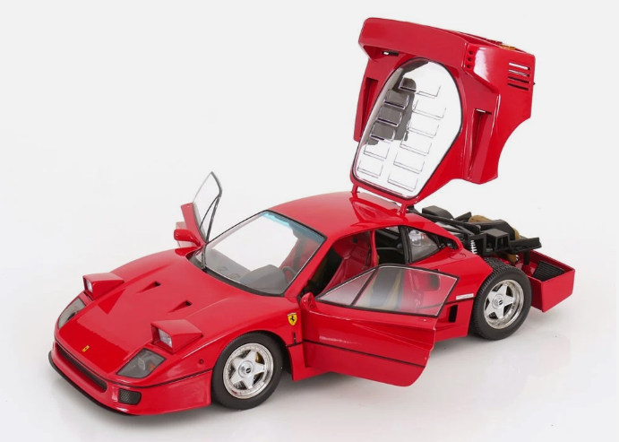 FERRARI F40 ROUGE 1987 KK SCALE 1/12°